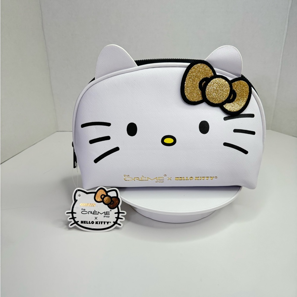 Hello Kitty Holiday Makeup Pouch - Golden Icon